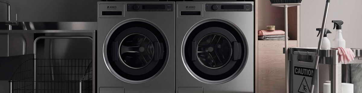 Профессиональные стиральные машины Asko удобны в использовании вместе с сушильными автоматами
