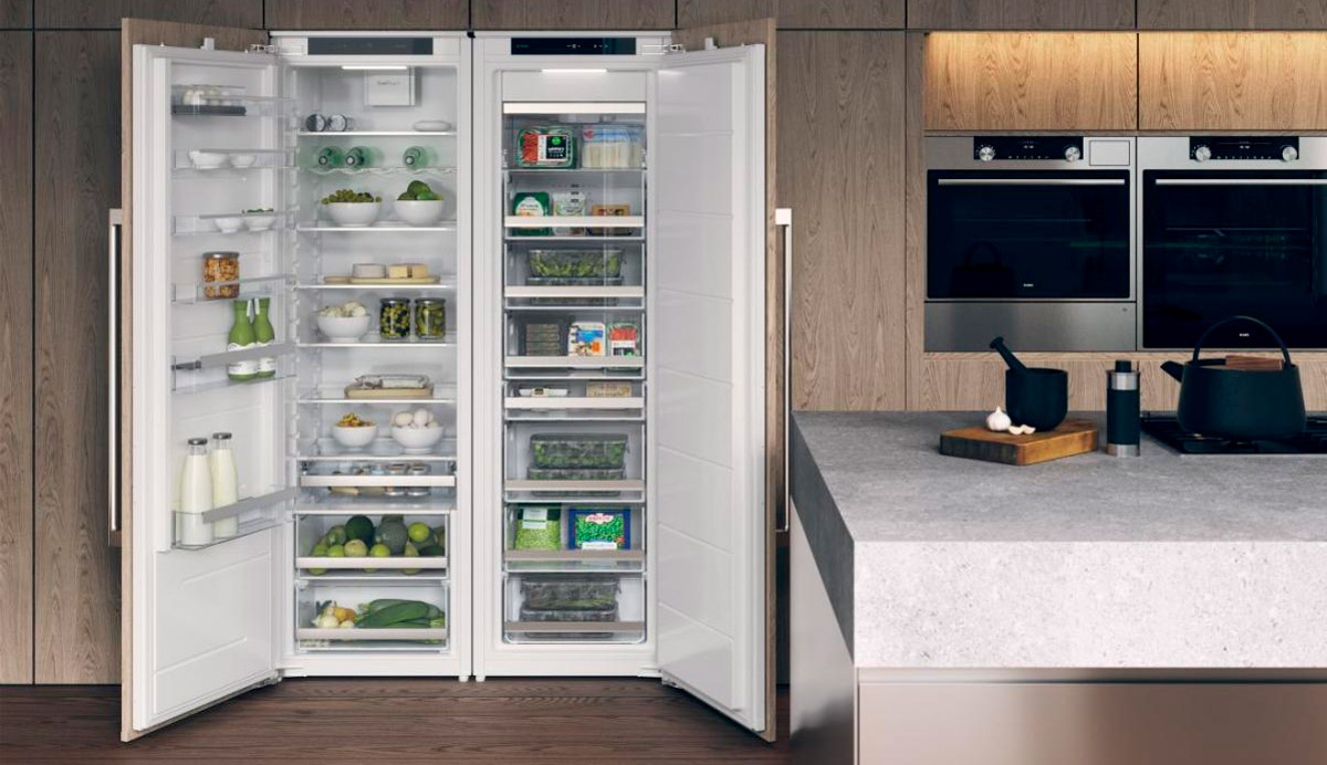 Встраиваемые холодильники Asko можно установить side-by-side