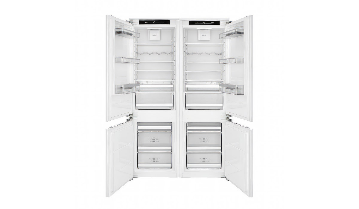 Холодильник Asko Side-to-Side внутри